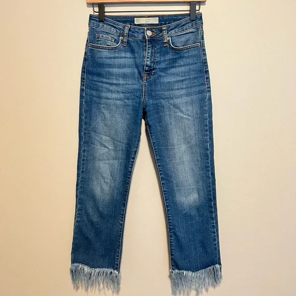 Topshop Moto Dree Frayed Hem Jeans Sz 26 - Picture 2 of 8